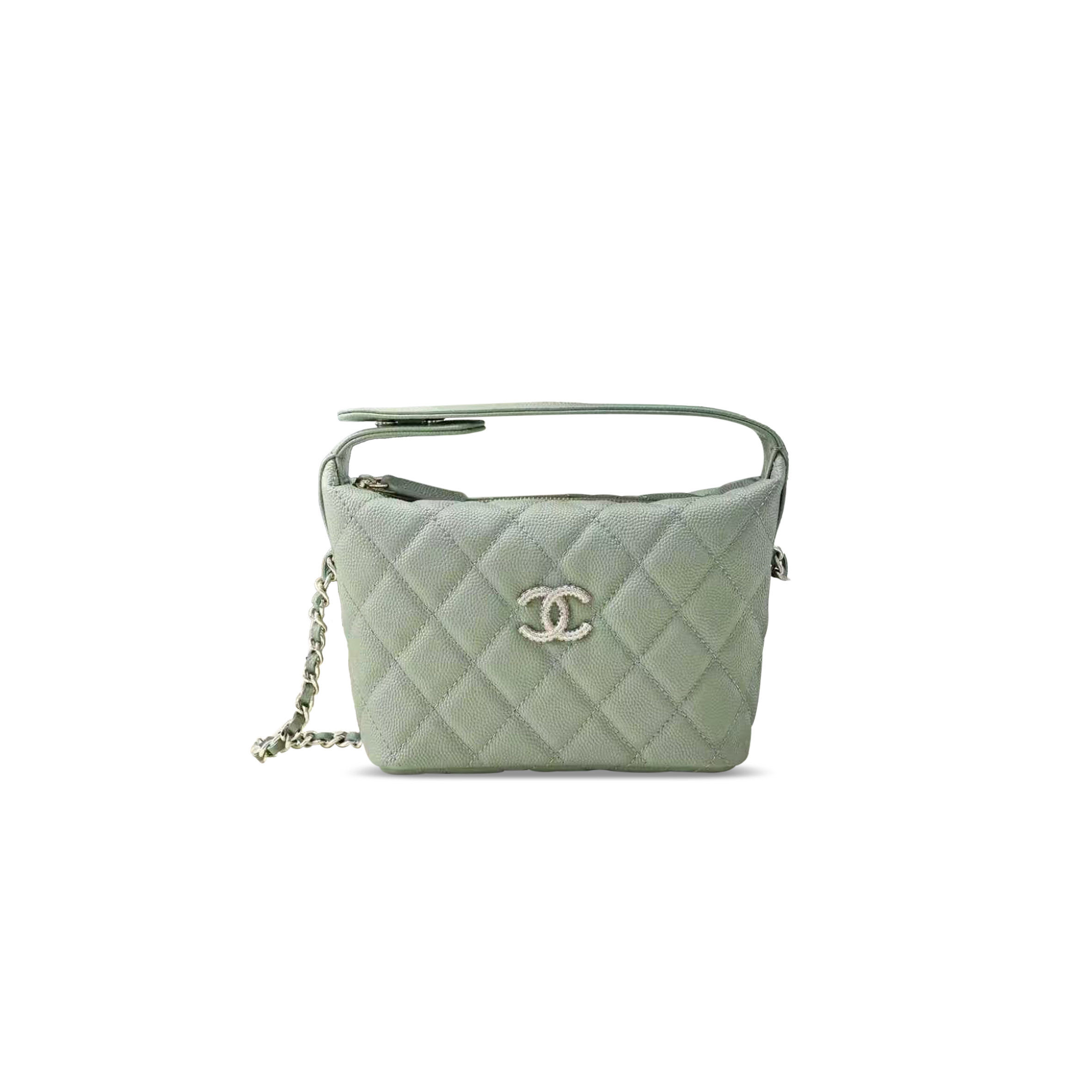 CHANEL 25A HOBO BAG LIGHT GREEN AP4747 (21.5*19*6cm)